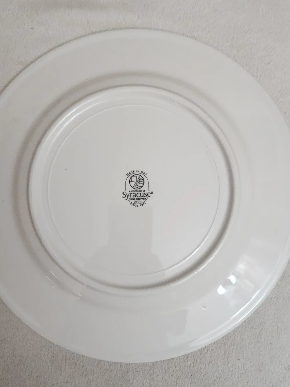 Vintage Syracuse China Platter - Fruit Border Pink, Blue, Green